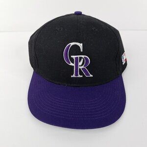 Colorado Rockies Hat Cap Strap Back Black Purple MLB Baseball New OC‎ Sports